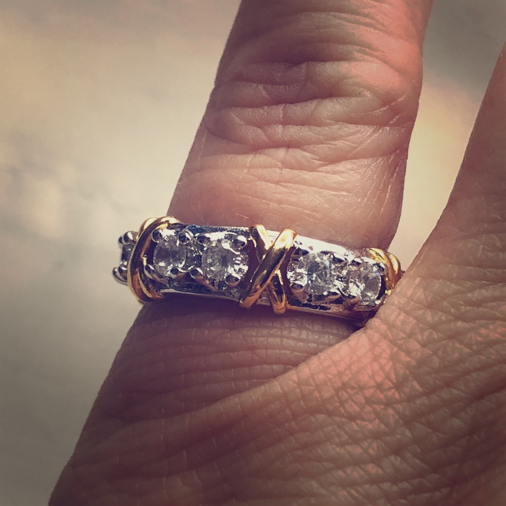 2 ct tw white cz